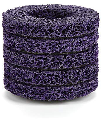 Disco abrasivo per smerigliatrice angolare, 5 dischi da taglio rivestiti in poliuretano, sverniciatore per metallo, plastica, legno, calcestruzzo, mola per ceramica, granito, cemento