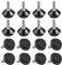 MOROBOR M6 vissé dans le niveau de meubles réglable, 16pcs filetage angle hauteur réglable niveau de meubles, niveau de pied de vis en acier inoxydable, vis pour table, chaise, pieds de meubles