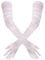 TOYMIS Damen Lange Handschuhe, 1920s Sexy Transparente Handschuhe Elegante Lange Opernhandschuhe Mesh-Tüllhandschuhe Tanzhandschuhe für Kostümparty Halloween-Abend (Weiss)