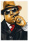 Rapper, Musician Biggie Notorious Big B.I.G 705 Leinwand-Poster, Schlafzimmer, Dekoration, Sport, Landschaft, Büro, Raumdekoration, Geschenk, ungerahmt, 30 x 45 cm