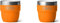 YETI Rambler Espresso Cup, Vacuum Insulated Stainless Steel Stackable Cup, King Crab, 2 Pack 4 oz (118 ml)