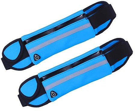 SAFIGLE 2stücke Multifunktionale wasserdichte Bauchtasche Für Sport Und Outdoor Hüfttasche Für Laufen Radfahren Wandern Tauchen Verstellbarer Gürtel Und Robustes Material