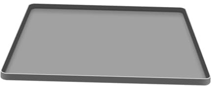 Folpus Bac d'égouttement en Silicone, tapis de sol pour Mini réfrigérateur, bord surélevé, tapis de congélateur étanche, plateau pour buanderie, autres, gris, 60x50cm
