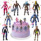 YISKY Decoración de Pastel Fortnit, 8 Piezas Fortnit Cupcake Toppers, Decoración para Tartas para Videojuegos, Decoración para Tartas Fortnit, Fortnit Figura de Acción, para Fiesta Temática