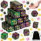 Liekadijiae 24 Stück Würfel Set, D6 Würfel, Token Würfel, Würfel Zähler, MTG Dice, Magic The Gathering Würfel, Acryl-Würfelzähler, Mathematische Operation Würfel(mit Aufbewahrungsbeuteln)