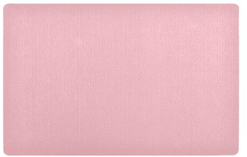 CHIFIGNO Blush Pink Door Mat Outdoor Entrance Decorative Welcome Doormat Low Profile Laundry Room Mat for Home Office Kitchen Farmhouse Decor, 32 x 20