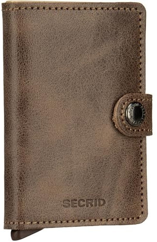 Secrid Porte-cartes pour homme - Accessoire de voyage - Format enveloppe, Argile tractable, Taille unique