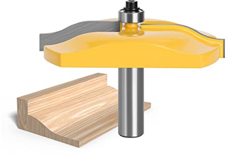 12mm 1/2 Shank Angehobene Panel Router Bit Mit Ogee Holztür Langable Carbid Legier