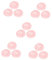 Warmhm 5 Sätze Bogen Puff Werkzeug Für Babypuder Babykörperpulver -anwendung Puderquaste Für Den Haushalt Puderquaste Für Kleinkinder Plüsch- Rosa 3 Stücke * 5