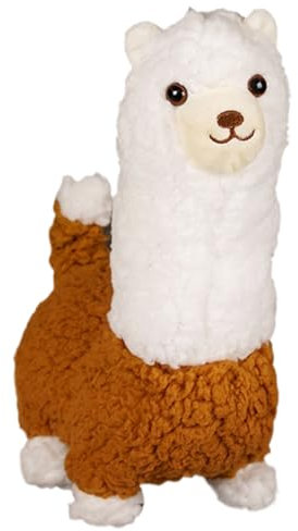 Uhngw Alpaka Kuscheltier Lama | Kuscheliges Alpaka Mit Lauf- Und Bellfunktion - Tierpuppen Für Ostern Geburtstag Weihnachten Mädchen Kinderzimmer