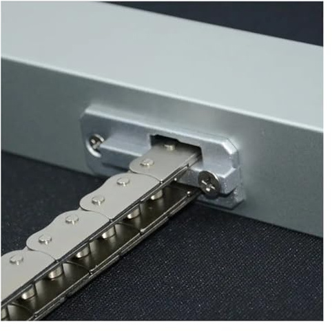220VAC Stromeingang, 3 Drähte, elektrischer automatischer Ketten-Fensterladenöffner-Antriebsantrieb mit Hublänge 200 mm, 300 mm, 400 mm(200mm)