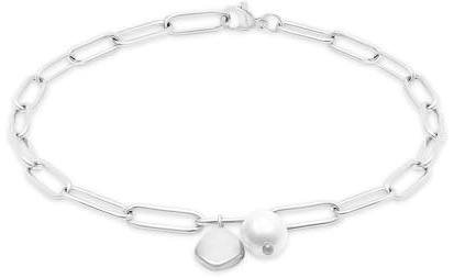 s.Oliver Damen Schmuck – Halsketten & Armbänder mit Perlen-, Tag- und organischen Elementen aus Edelstahl – Elegant, Modern & Alltagstauglich