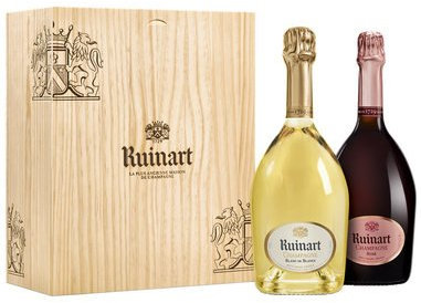 Ruinart, Coffret Duo 2 bouteilles en caisse Bois Champagne - Champagne - 1,50L