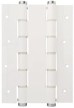 Bisagra doble acción Aluminio Blanco