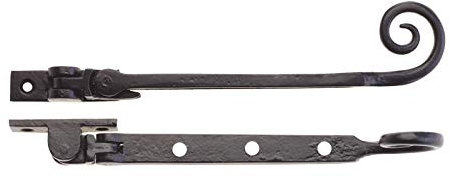 Curly Tail Casement Stay - 8 - Black