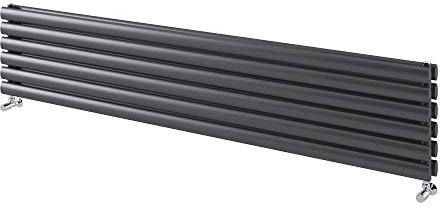 The Bath People 92476 Horizontal Double Panel Radiator-H 350 x W 1800 x D 78-Anthracite