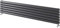 The Bath People 92476 Horizontal Double Panel Radiator-H 350 x W 1800 x D 78-Anthracite