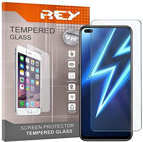 3X Protector de Pantalla para OPPO REALME 6 Pro - REALME X7 - REALME 7 Pro - REALME X9 Pro, Cristal Vidrio Templado Premium