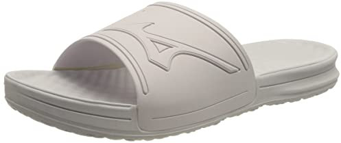 Mizuno Herren White Schiebe-Sandalen, 47 EU