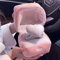 AUTOECHO Rosa Kreativ Ringbox Plüschtier, Pink Liebe Diamant Ring Fall Spielzeug Gefüllte Paar Ring Überraschung Geschenkbox für Vorschlag Erinnerung Hochzeitstag Plüsch Ring Box Spielzeug
