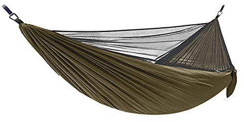 Hamac avec Moustiquaire, Ultra Léger Hamac De Camping Simple Ou Double Hamac, Hamac Ultra-léger pour Intérieur Balcon, Jardin, Voyage, Camping, Plage