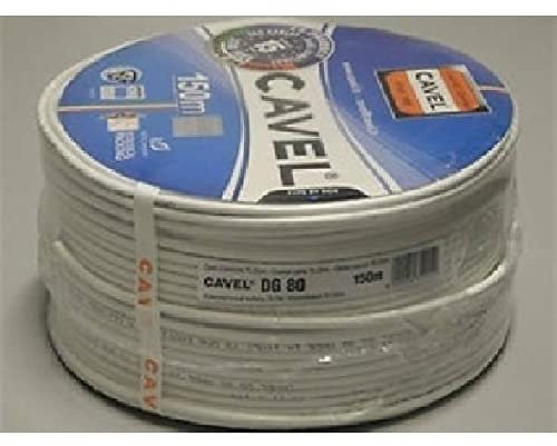 CAVEL 150 METRI DI CAVO TV E DIGITALE COASSIALE A DOPPIO SCHERMO CLASSE A DG80B150