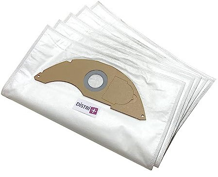 Distri+ - Sac aspirateur Compatible Karcher NT22/1 AP L, NT22/1 AP Te L, 28892170, 2.889-217.0 - La Pochette de 5 Sacs microfib