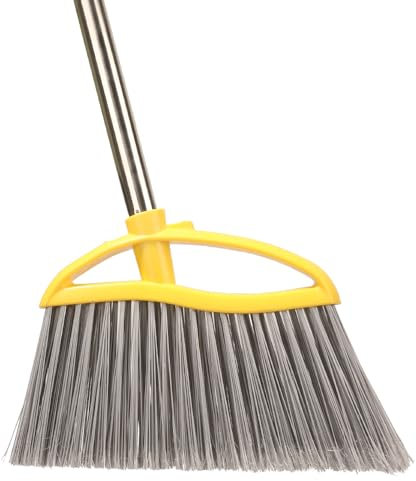 Angle Broom for Indoor Home Kitchen Room Office Lobby Heavy-Duty Broom Outdoor… (outdoor)