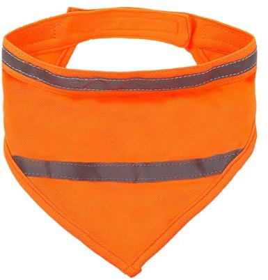 Bandana pour Chien, Bavoir Réfléchissant pour Chien Écharpe Réglable pour Animal Compagnie pour Camping Chasse Voyages