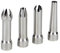 RuneSol 4 x Stainless Steel Whipped Cream Dispenser Tips, Four Cream Whipper Nozzles Multipack, Replacement Parts for Creating Whipping Cream for Dessert Decoration, Cake Decorating