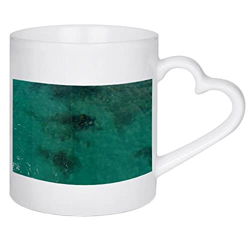 artboxONE Herztasse Fuerteventura - Lava Stone von Dienstleistungsdrohne.de - Herztasse Städte
