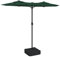 vidaXL Parasol de Jardin à Double Tête, Pare-Soleil de Patio, Abri de Soleil, Parasol de Plage Terrasse Extérieur, Vert 316x240 cm