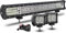 RIGIDON 59cm 570W Led Lichtbalken mit Kabelbaum, 2 x 60W Spot Offroad Beleuchtung, Wasserdicht Led Arbeitsscheinwerfer bar für 4x4 Auto SUV ATV KFZ LKW Traktor Fahrzeuge, 6000K led Scheinwerfer