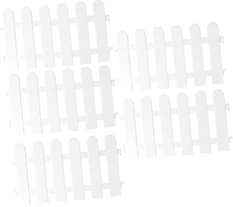 5 Stück Lattenzaun-garten-dekorplatte 50x30cm Rund Für Hof Und Gartengehege