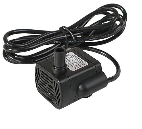 PETSTIBLE Solar Fountain Pump, DC5.5V~12V Solar Power Water Pump, Amphibious Submersible, Plastic, Solar Powered, 12V, 300L/H, Submersible