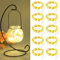 FFZZKJ 10 Packs Micro Fairy Lights Battery Operated Indoor for Christmas 6.6Ft 20 LED String Lights Copper Wire with Battery For Christmas Decor, Party, Home Deco, Wedding, Warm White