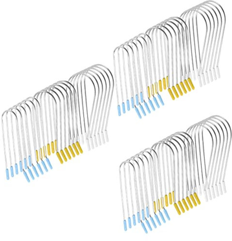 Ipetboom 72 Stk Hot Curler Clip Ersatz Sicherungsclip für heiße Lockenwickler Haarspangen Rollen heiße Lockenwicklerklemme Heißwalzenclips für elektrische Walzen groß Haarnadel Ersatzclip