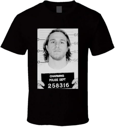 Jax Teller Mugshot Fan T Shirt Black Men's