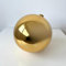 CB Home & Style Weihnachtskugel bruchfest Plastik Kunststoff Christbaumkugel Baumkugel glänzend groß XXL (Hellgold, 20 cm)
