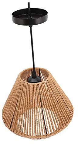 Cabilock Lámpara Techo Colgante De Ratán Lámpara De Techo Ratán Decoración Interior