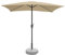 RANSENERS Sonnenschirm 200 * 300cm Rechteckig Kippbar Gartenschirm ohne/mit Schirmständer Optional - Stilvoller Marketschirm mit Sonnenschutz UV50+ und Einfacher Handhabung
