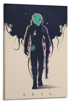 RTHGKTNG Poster mit Beutespiel-Motiv, dekoratives Gemälde, Leinwand, Wandposter und Kunstdruck, modernes Familienschlafzimmer, Dekoration, Poster, 50 x 75 cm