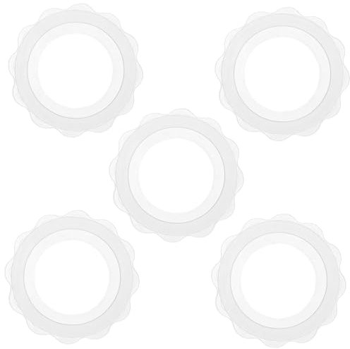 Warmhm 5pezzi Coppetta in Silicone Per Allattamento Anello Anti-attrito Resistente Al Sudore Protezione Del Traspirante Per