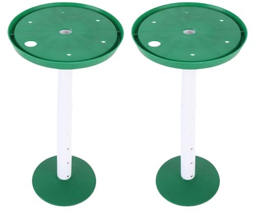 Adjustable Height Plant Risers for Inside Pots, 2Pcs Rise Planter Filler Inserts with Drainage Hole Plant Insert Lightweight Pot Filler for Large Tall Taper Flower Containers