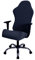 OwkHome Water Resistant Game Chair Cover, Solid Color Gaming Chair Cover, Computer Chair Slipcover with 1 Pair Armrest Covers-Green(Navy Blue)