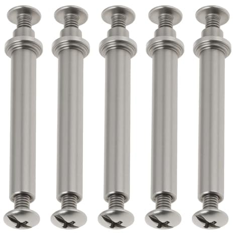 eMagTech 5Pcs Angelrolle Griff Welle Montage Kit Edelstahl 28.9 * 4mm für DIY Reel Änderung