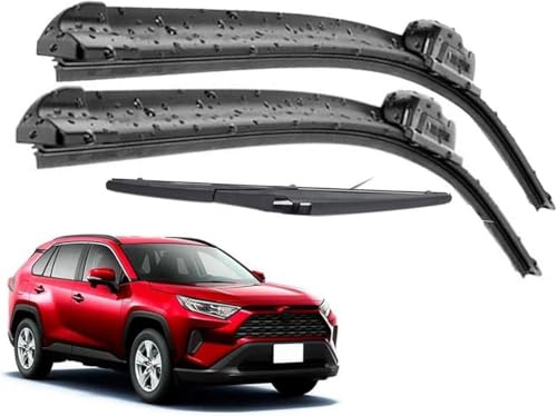 Scheibenwischer Wischblatt Für Toyota RAV4 XA50 2019 2020 2021 2022 2023, Autmotive Windschutzscheibe Scheibenwischer Ersatzwischblätter Wischerblätter
