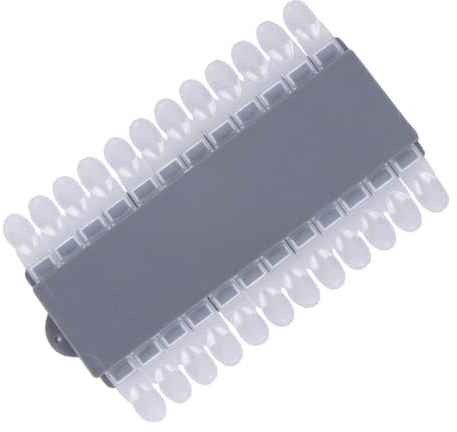 GANAZONO 2pcs Présentoir de Couleur de Manucure en Plastique Détachable pour Salon et Diy, Carte D'affichage des Couleurs pour Onglerie Professionnelle