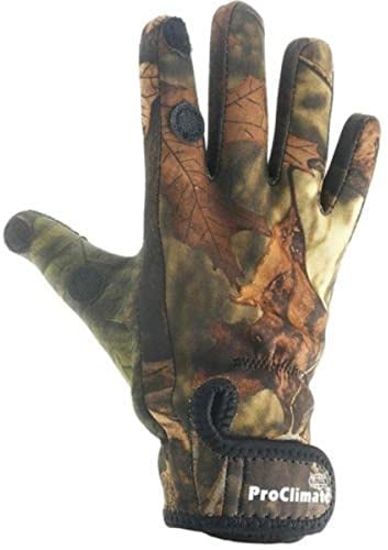 Proclimate Neoprene Shooting Gloves - Camouflage: S/M