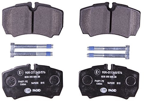 HELLA PAGID 8DB 355 005-381 Bremsbelagsatz - C4064 - Dicke/Stärke: 20.3mm - Bremssystem: Brembo - für Verschleißwarnanzeiger vorbereitet - für u.a. IVECO